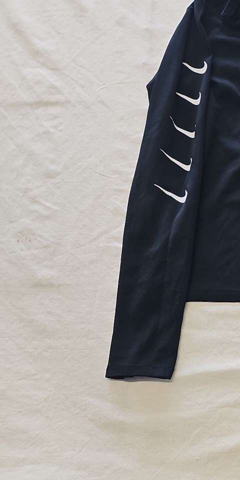Nike Running Dri-FIT Half-Zip Long Sleeve Top with Arm Swooshes 395 - Image 7