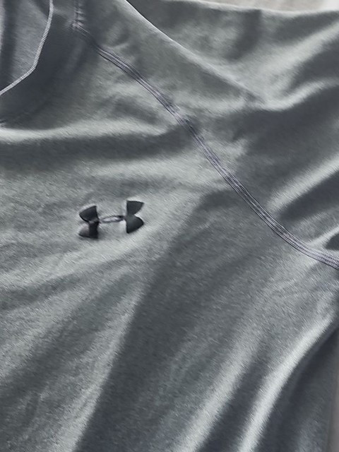 Under Armour Men's HeatGear Grey Short Sleeve Performance Training Shirt 370 - Image 11