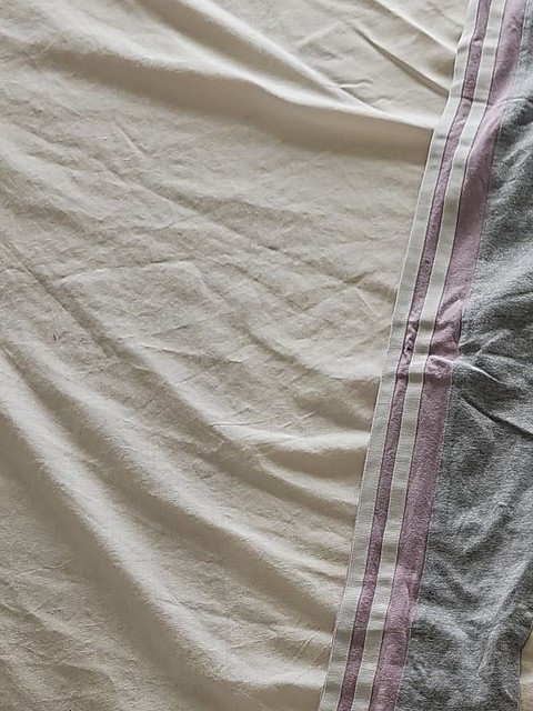 Adidas Originals Grey & Pink 3-Stripe Leggings uk6 B454 - Image 8