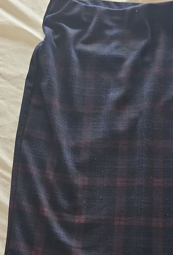 New Look Dark Plaid Mini Skirt - Size 14 B457 - Image 10