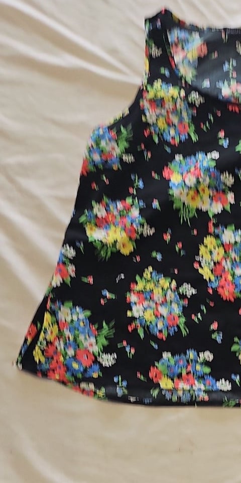 Atmosphere Floral Print Sleeveless Shell Top UK 14 B461 - Image 8