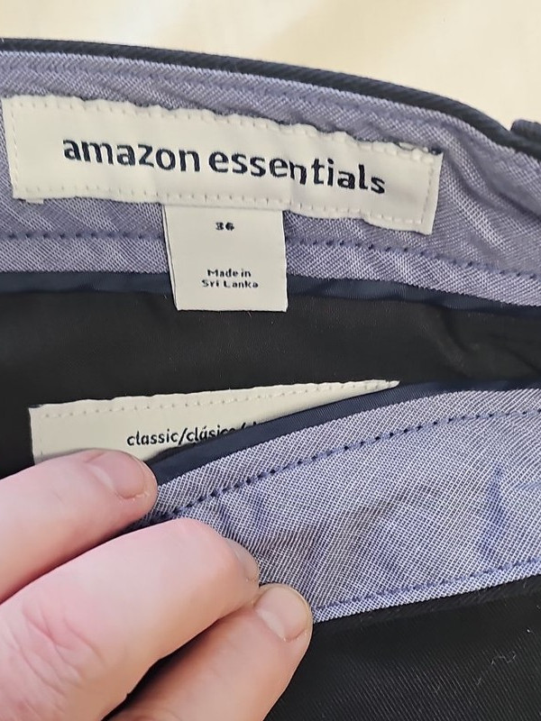 Amazon Essentials Men's Classic-Fit Chino Shorts - Navy Blue W36 C477 - Image 9