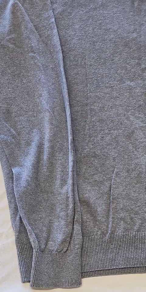 Boston Crew Grey Quarter-Zip Knitted Jumper D502 - Image 12