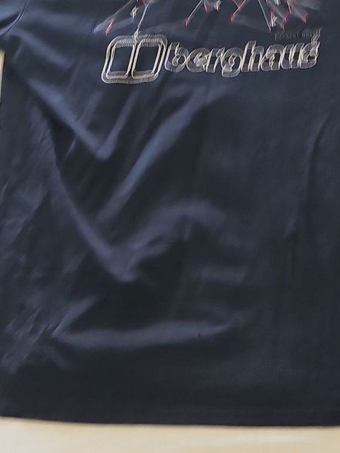 Berghaus Navy Blue Organic Cotton Graphic T-Shirt D498 - Image 8