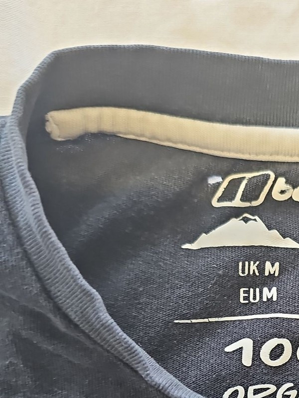 Berghaus Navy Blue Organic Cotton Graphic T-Shirt D498 - Image 11