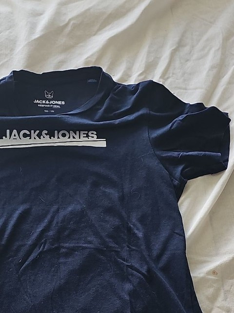 Jack & Jones Boys Navy Blue Logo T-Shirt Size 12 Years C484 - Image 8