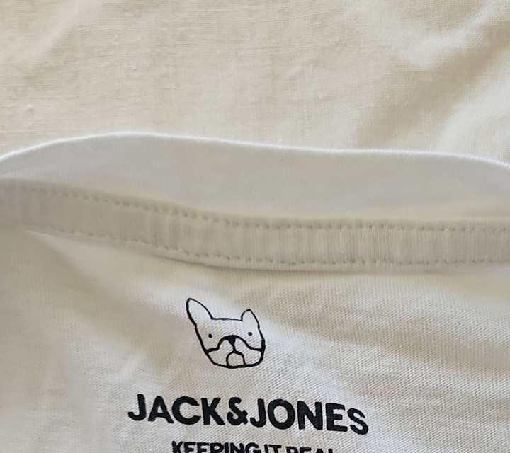 Jack & Jones Boys White Graphic Logo T-Shirt C485 - Image 10