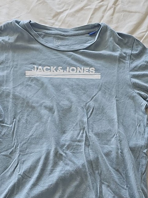 Jack & Jones Junior Logo T-Shirt Blue 12Y C488 - Image 7