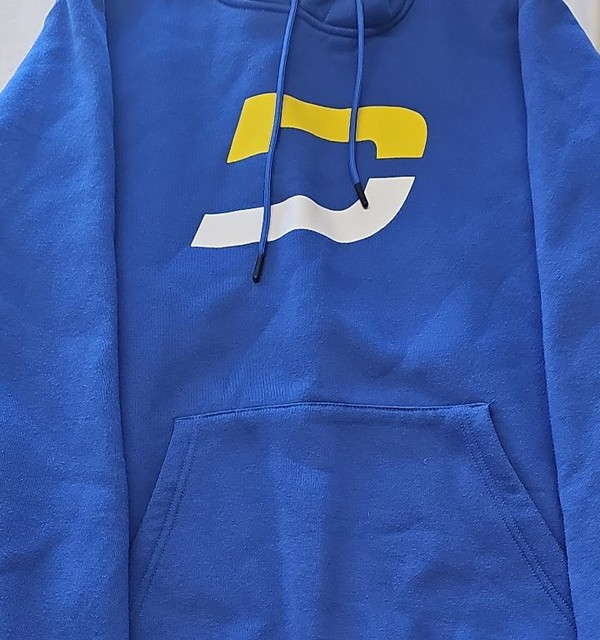 Druids Golf Blue Performance Hoodie Men's Large D516 - Image 9