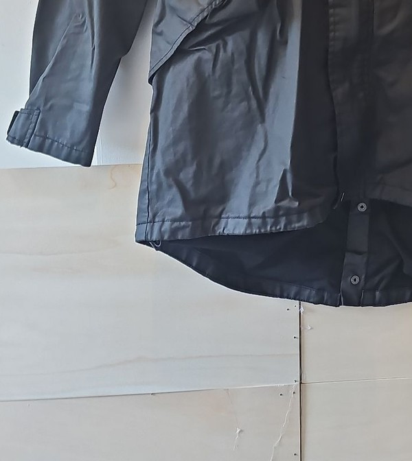 STANDVRD Men's Black Hooded Fishtail Parka Jacket XXL W553 - Image 9