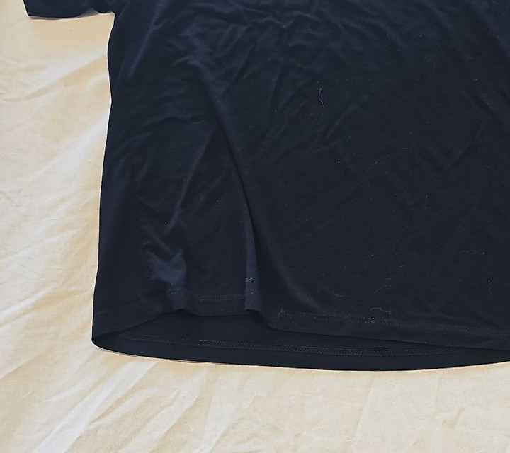 Select Women's Black Boat Neck Short Sleeve Top Size S F531 - Image 11