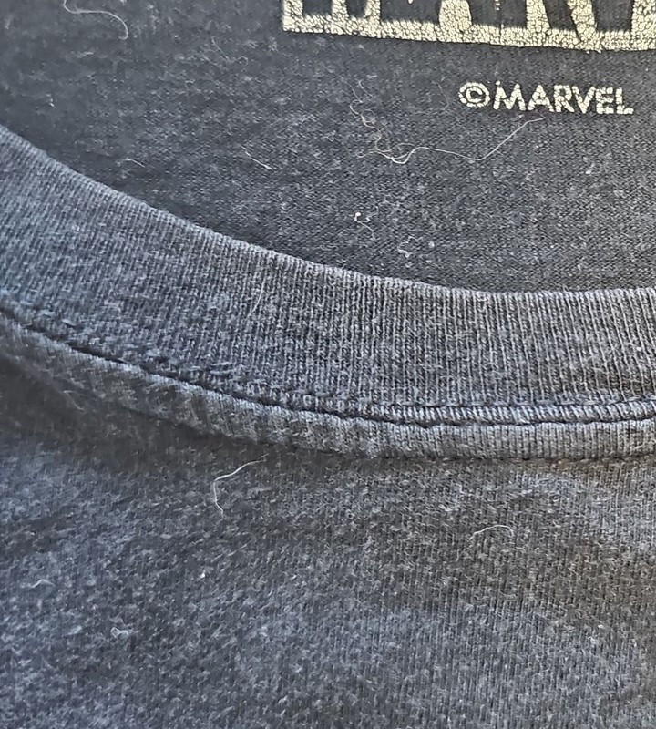Marvel Deadpool Distressed Logo Graphic T-Shirt - Black XL F538 - Image 11