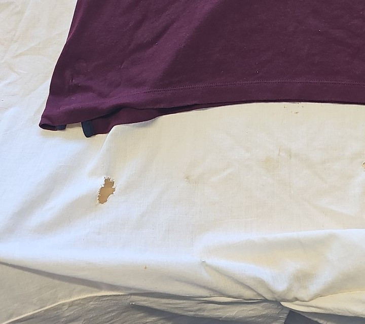 Nautica Classic Fit Burgundy Pique Polo Shirt - Men's Size Large F549 - Image 12