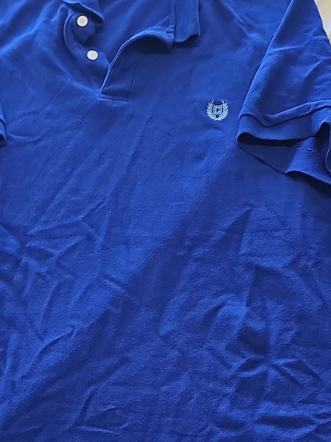 Chaps Royal Blue Men's Short Sleeve Polo Shirt - Large 545 - Image 8