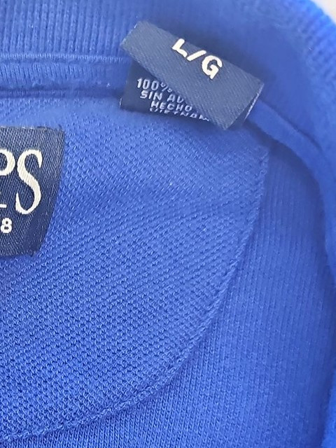 Chaps Royal Blue Men's Short Sleeve Polo Shirt - Large 545 - Image 11
