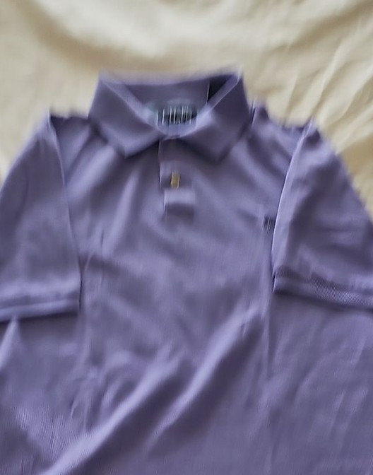 Chaps Men's Lavender Piqué Polo Shirt - Medium F561 - Image 7