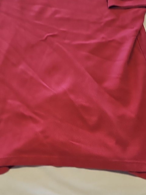 Chaps Ralph Lauren Red Pique Cotton Polo Shirt XL G528 - Image 6