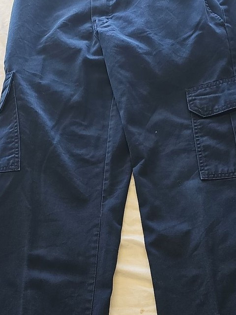 Dickies Slim Straight Navy Blue Cargo Work Trousers G518 W32 L29 - Image 9