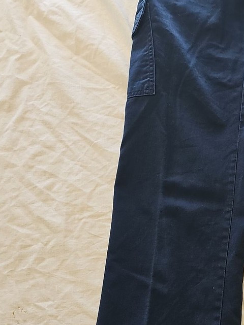 Dickies Slim Straight Navy Blue Cargo Work Trousers G518 W32 L29 - Image 8