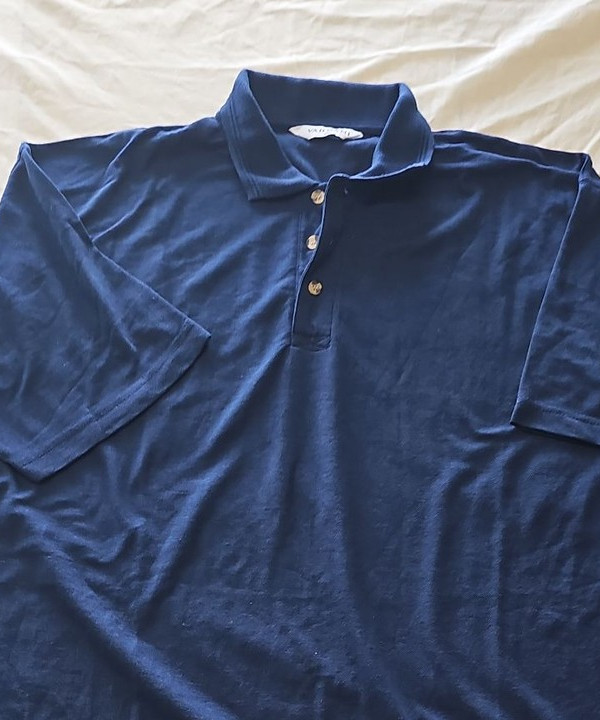 Varsani Navy Blue Men's Polo Shirt - Size XL G572 - Image 8