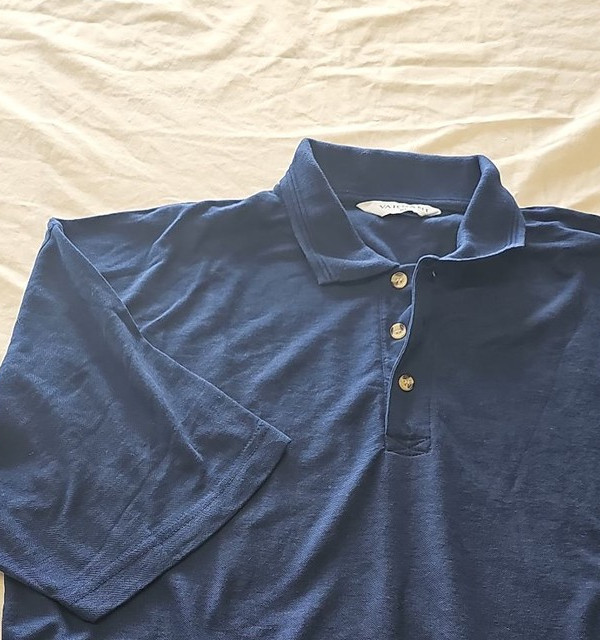 Varsani Navy Blue Men's Polo Shirt - Size XL G572 - Image 12