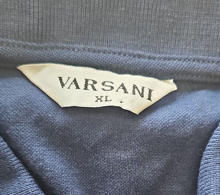 Varsani Navy Blue Men's Polo Shirt - Size XL G572 - Image 10