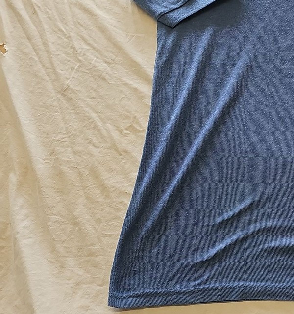 Vintage Timberjack Heather Blue Piqué Polo Shirt - Size XL G573 - Image 8