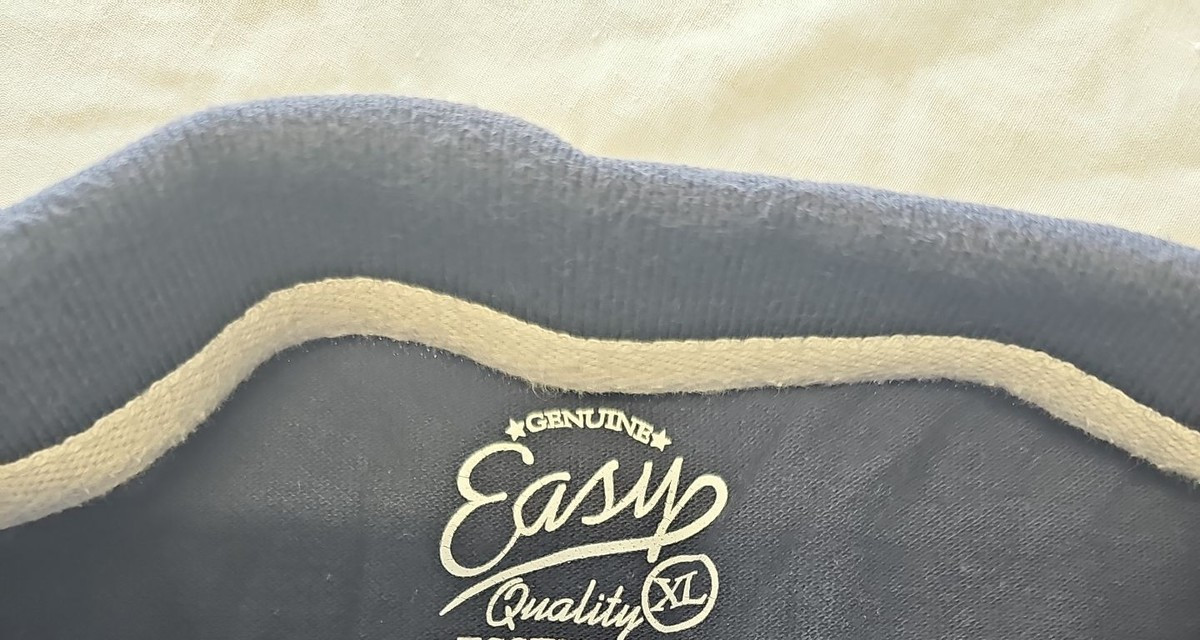 Easy Essential Navy Blue Pique Polo Shirt XL G574 - Image 11
