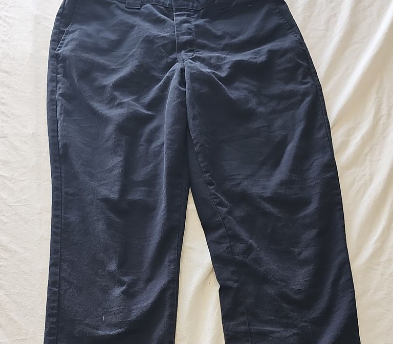 Vintage Dickies 874 Work Pants Black W32 L32 I622 - Image 8