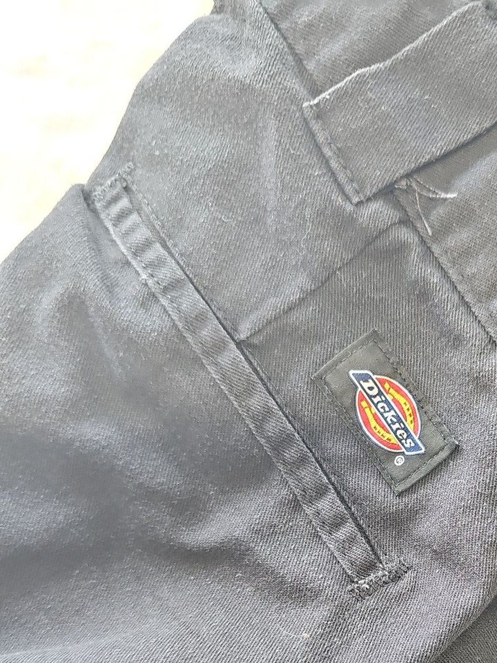 Vintage Dickies 874 Work Pants Black W32 L32 I622 - Image 11