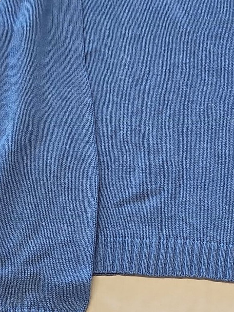 Chaps Blue Crewneck Knit Cotton Sweater XXL N713 - Image 8