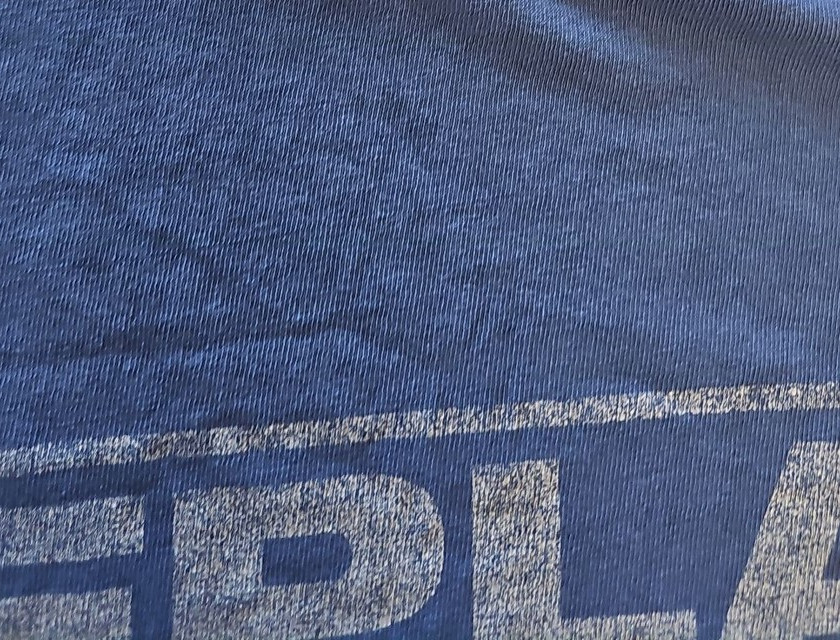 Replay Vintage Graphic Logo T-Shirt in Cornflower Blue M L687 - Image 10