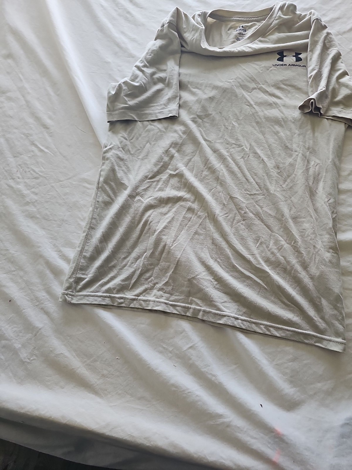 Under Armour Men's Loose Fit Training T-Shirt in Stone Grey 332 - Image 8