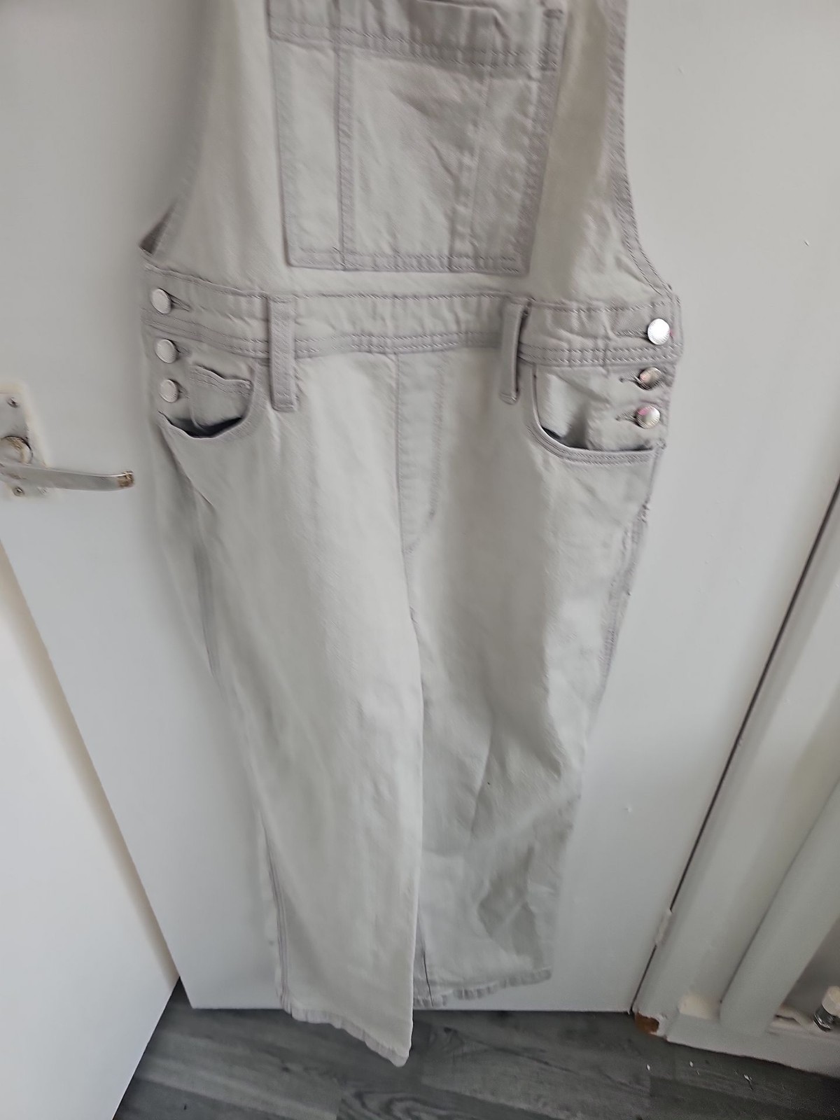 Universal Thread Light Wash Denim Dungarees Overalls 254 - Image 8