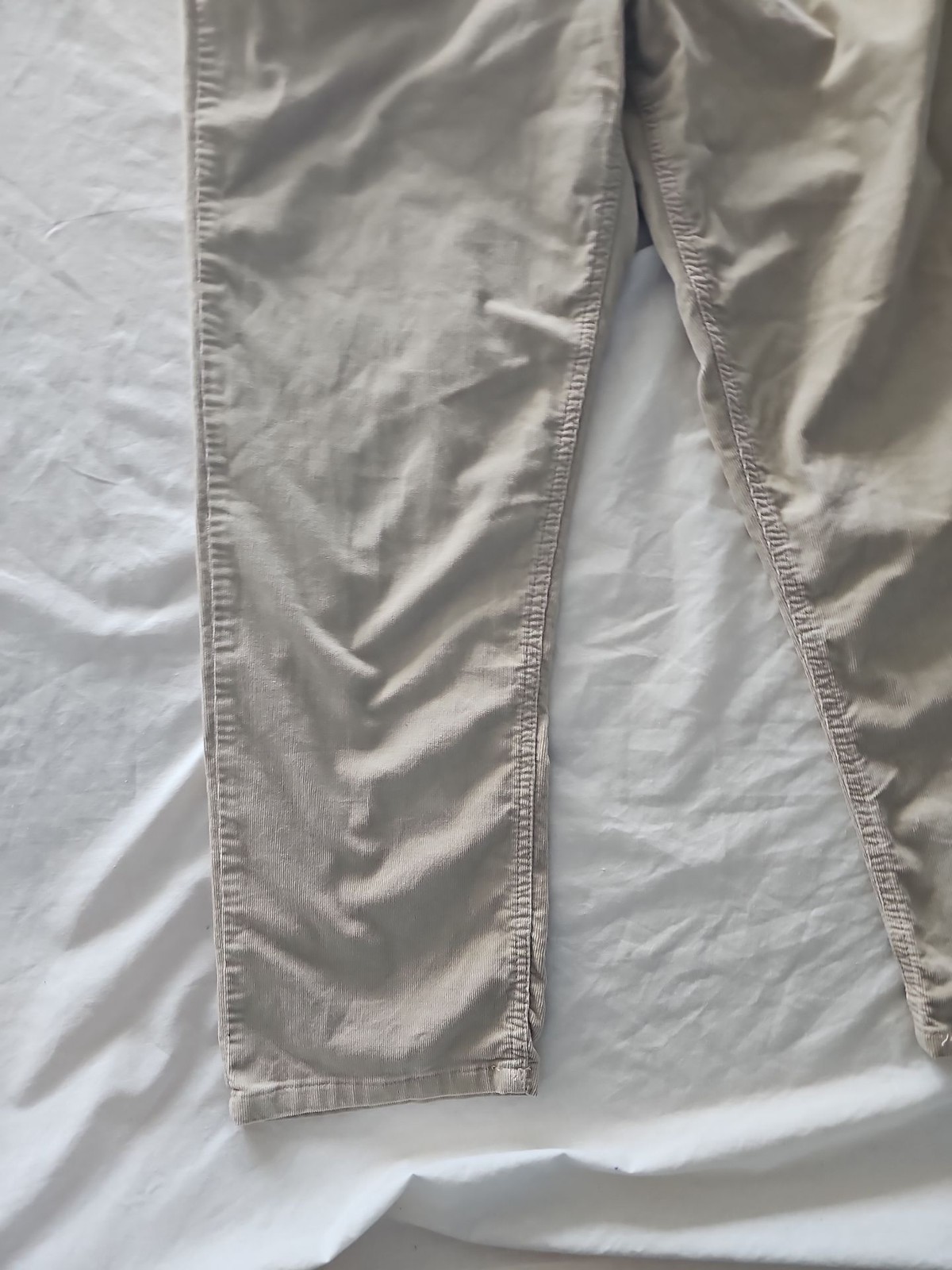 Vintage Beige Corduroy Straight Leg Trousers 247 - Image 8