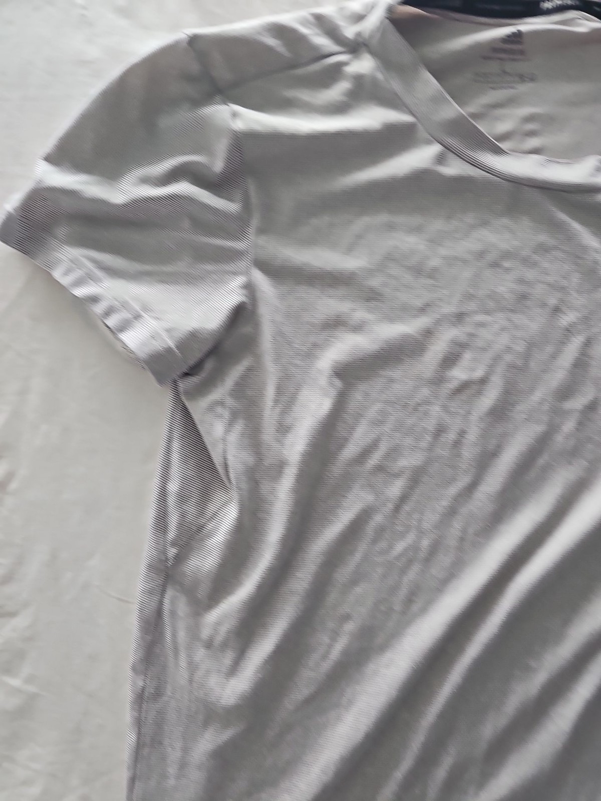 Adidas Primeblue Heathered Grey Performance T-Shirt 222 - Image 8