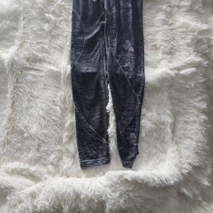 Seamless Marled Grey High-Waisted Workout Leggings