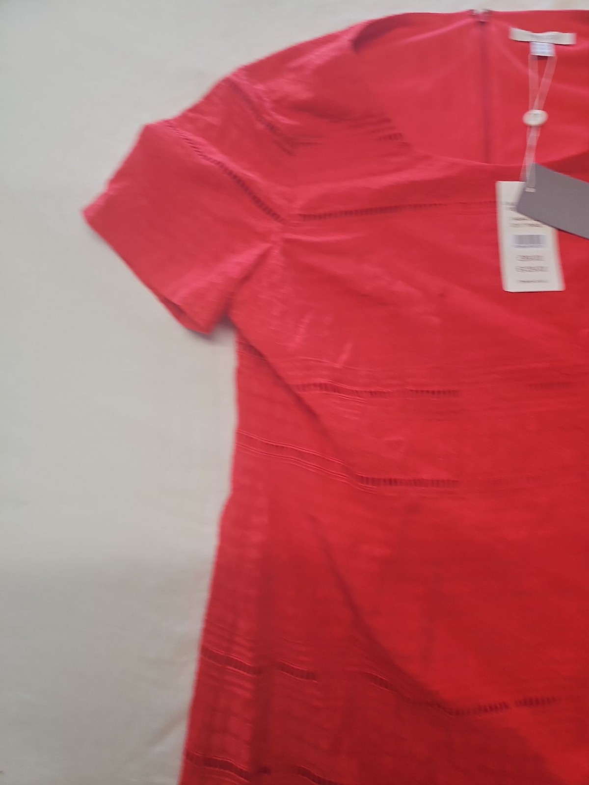 Precis Petite Coral Red Embroidered Shift Dress - NWT UK 18 - Image 8