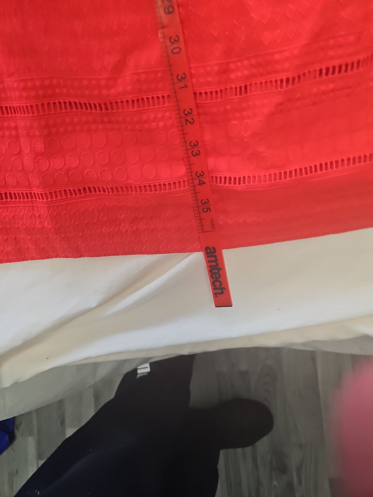 Precis Petite Coral Red Embroidered Shift Dress - NWT UK 18 - Image 9