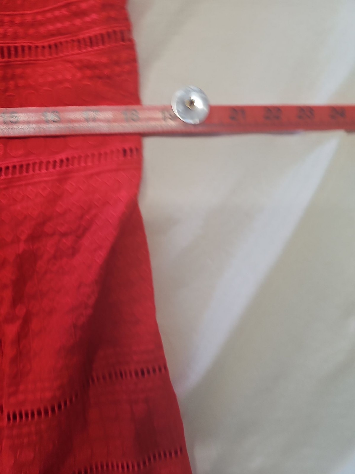 Precis Petite Coral Red Embroidered Shift Dress - NWT UK 18 - Image 12