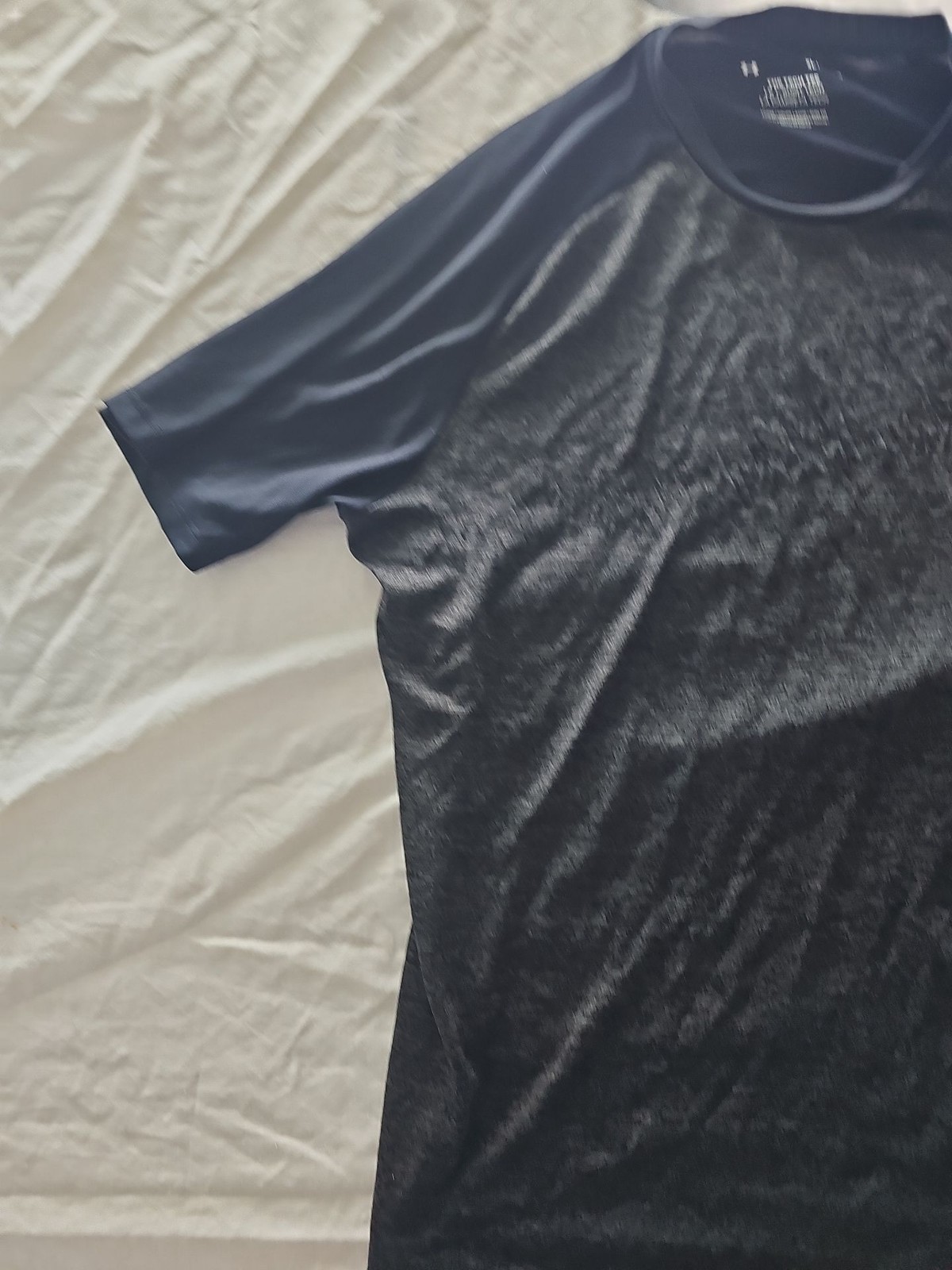 Under Armour Tech Tee Men's XL Charcoal Grey Training Shirt - Image 8