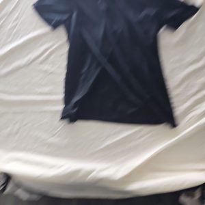 Nike Dri-FIT Standard Fit Black Polo Shirt - Men's Size M