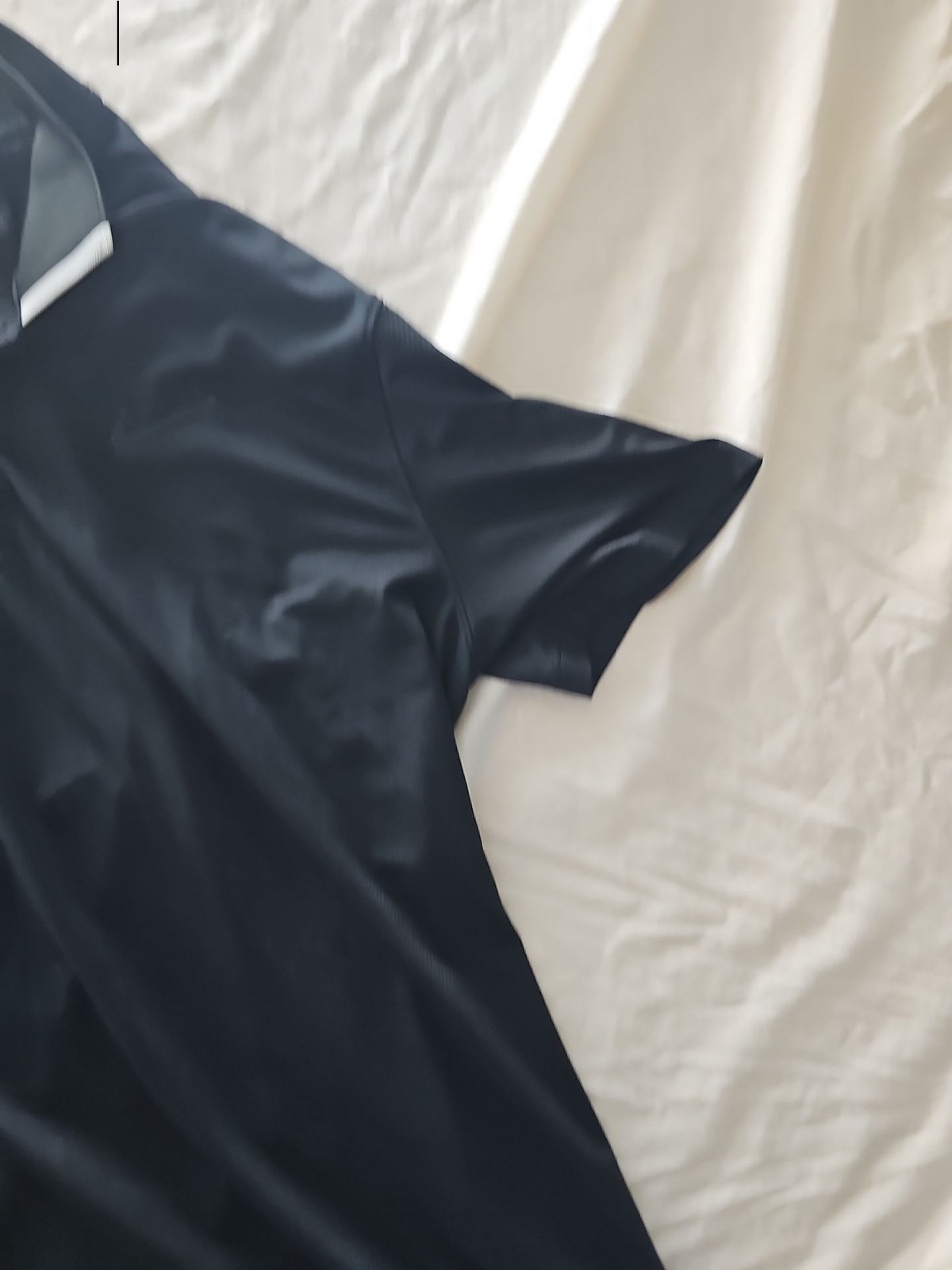 Nike Dri-FIT Standard Fit Black Polo Shirt - Men's Size M - Image 9