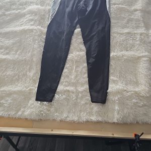 Pink Soda Sport Women's High-Waisted Panel Leggings Black/Grey