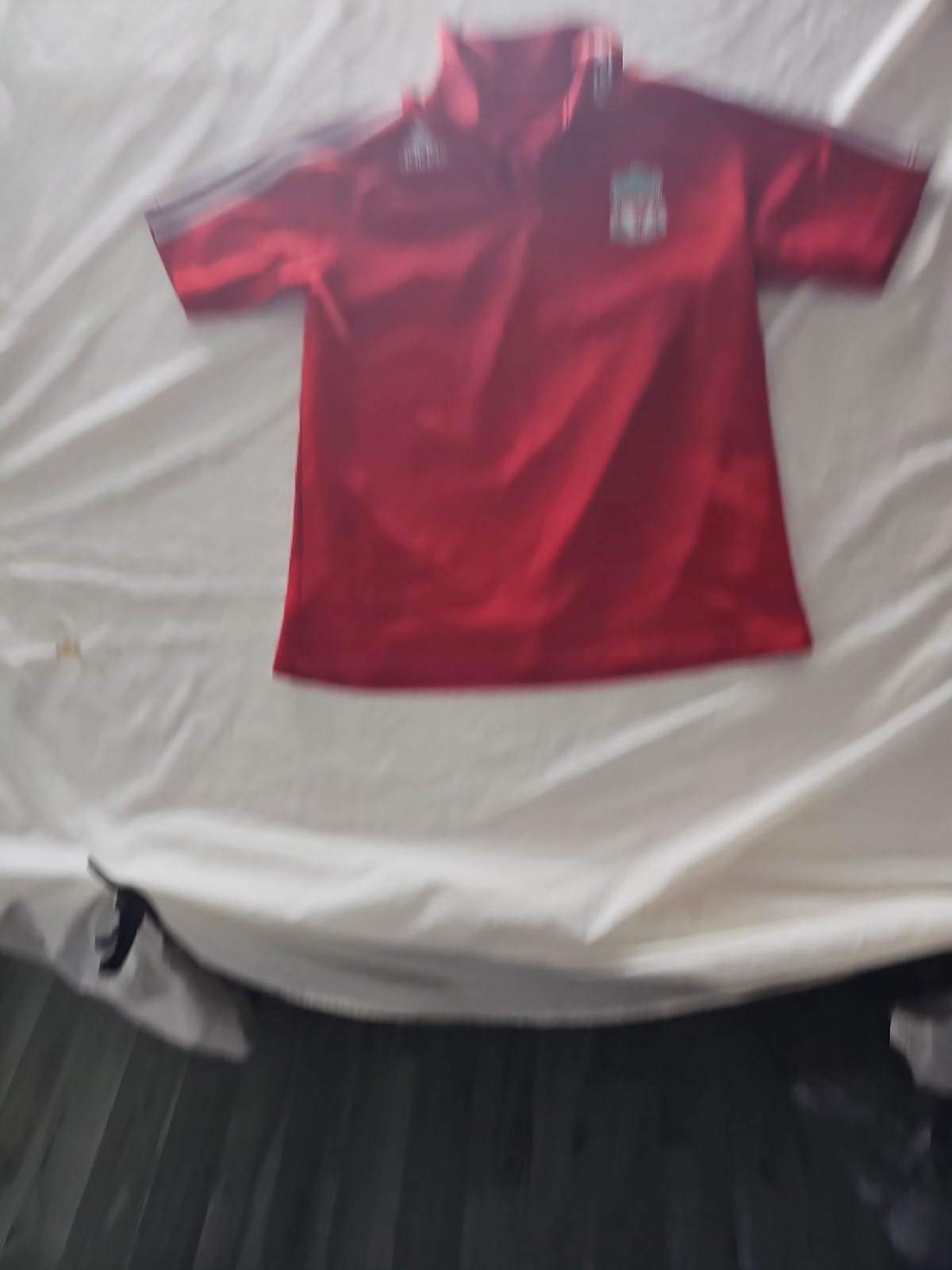 Vintage Adidas Liverpool FC Polo Shirt Carlsberg Sponsor