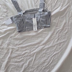 New with Tags Urban Outfitters BDG Striped Denim Bralette Top