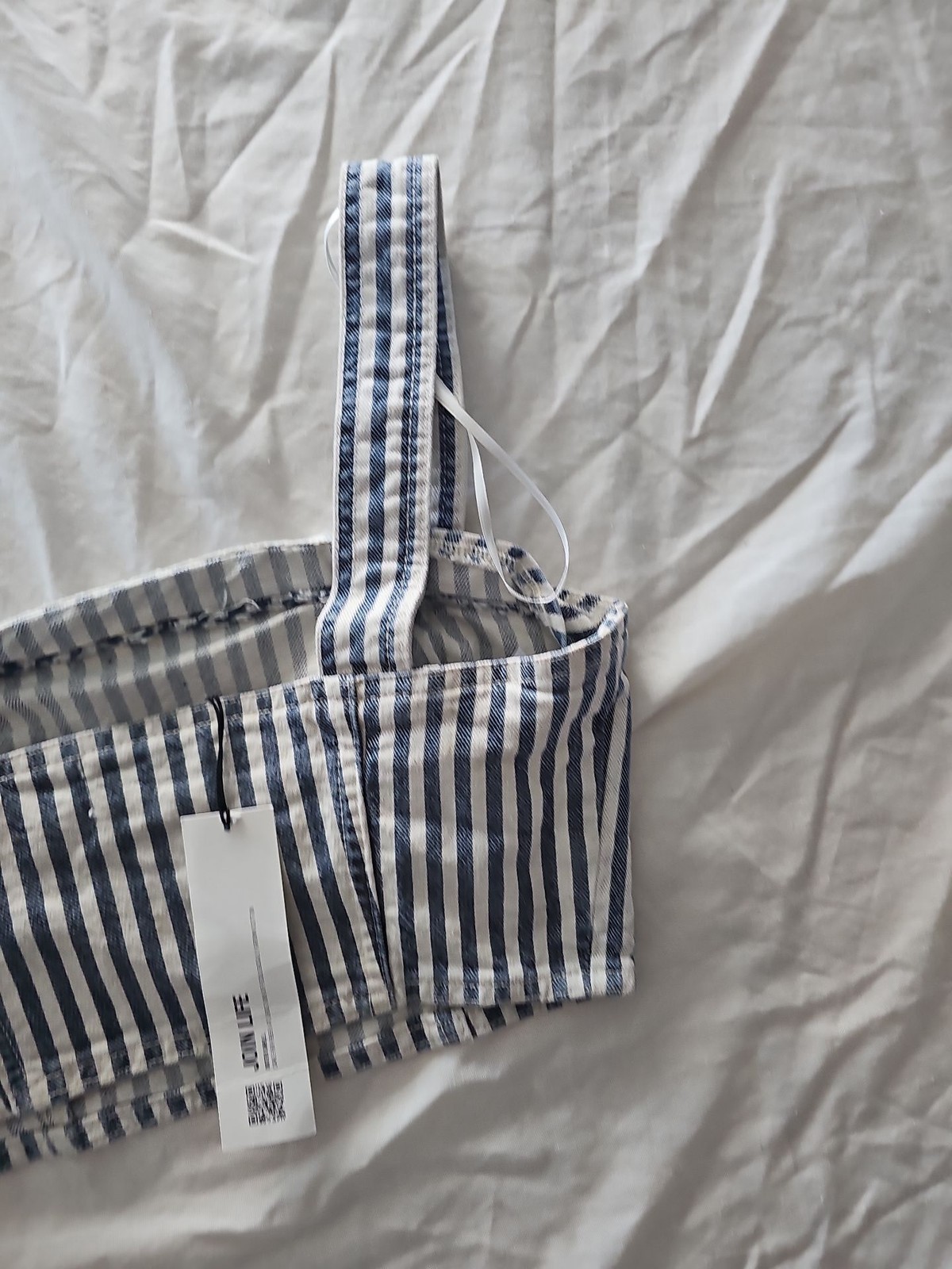 New with Tags Urban Outfitters BDG Striped Denim Bralette Top - Image 9