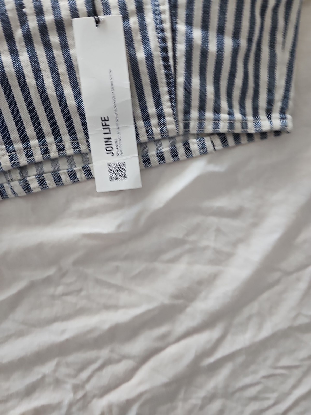 New with Tags Urban Outfitters BDG Striped Denim Bralette Top - Image 10