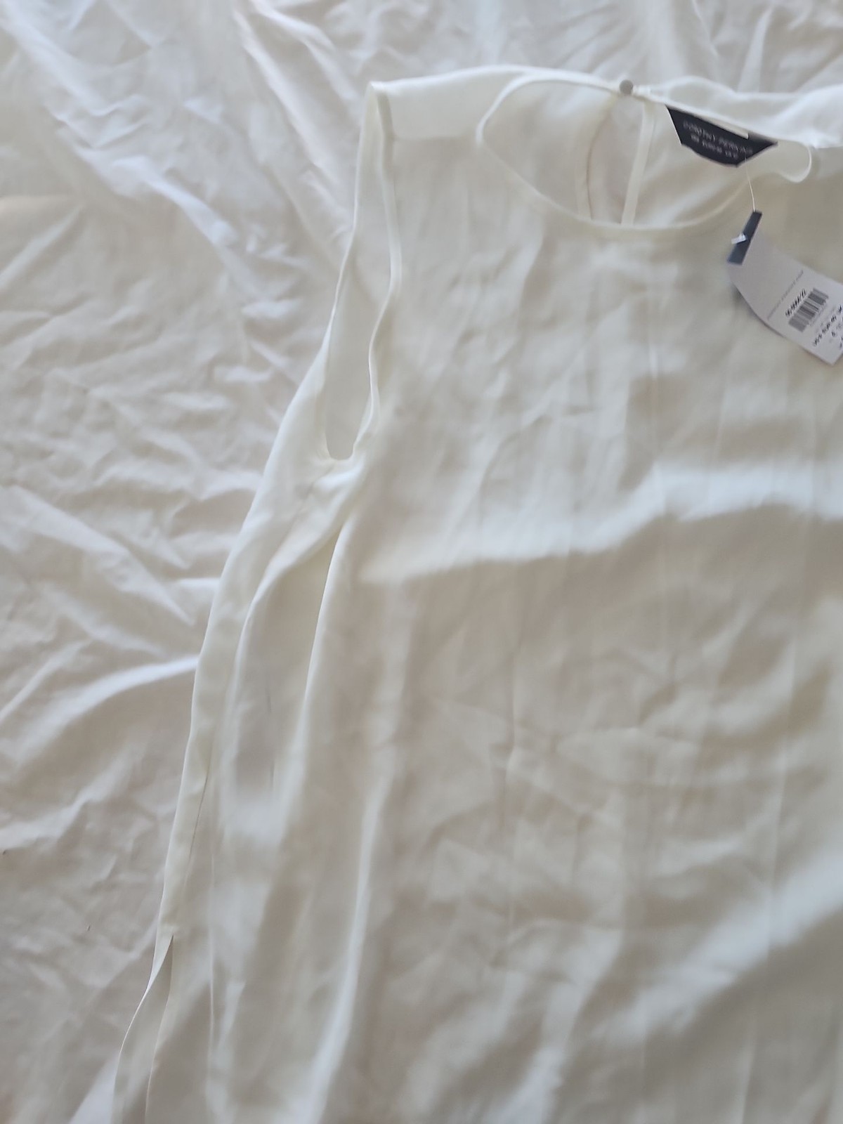 Dorothy Perkins White Sleeveless Blouse with Tags - Image 8