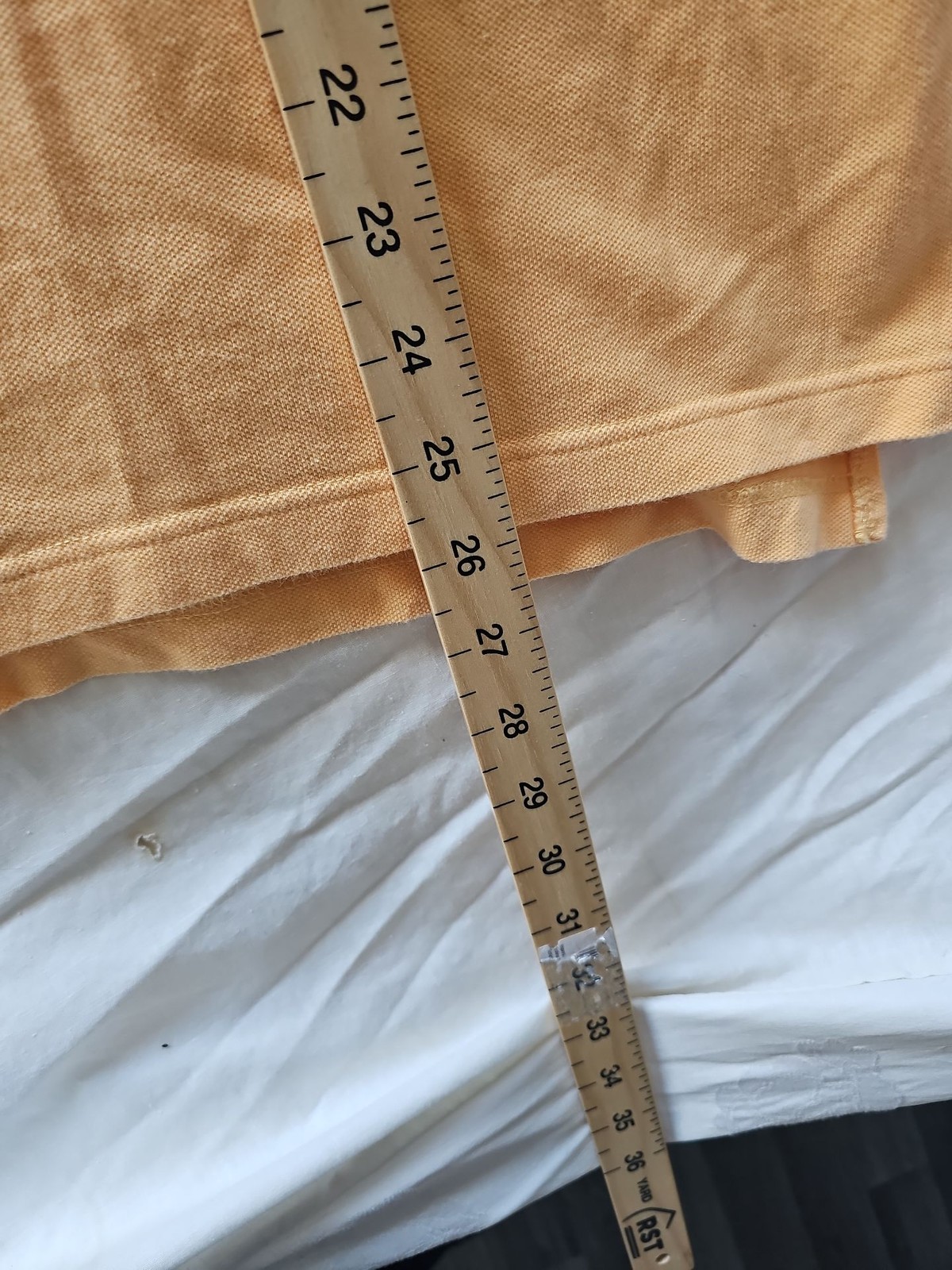 Vintage Polo Ralph Lauren Peach Pique Polo Shirt - Size L A436 - Image 8